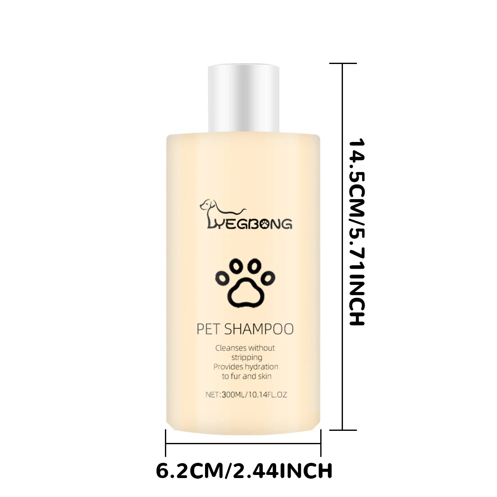 YEGBONG Pet Wash Shampoo & Conditioner for Dogs & Cats (Anti-Itch, Flea & Mite Control)