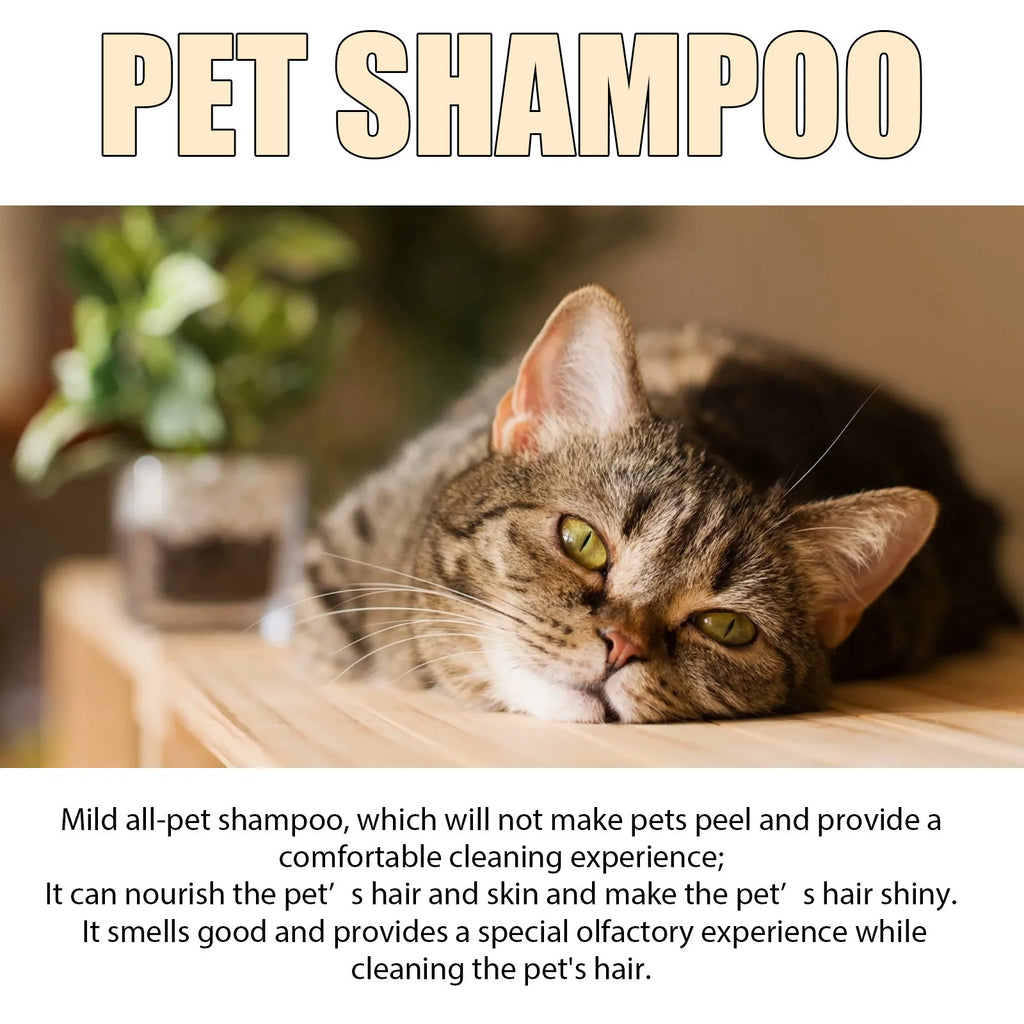YEGBONG Pet Wash Shampoo & Conditioner for Dogs & Cats (Anti-Itch, Flea & Mite Control)
