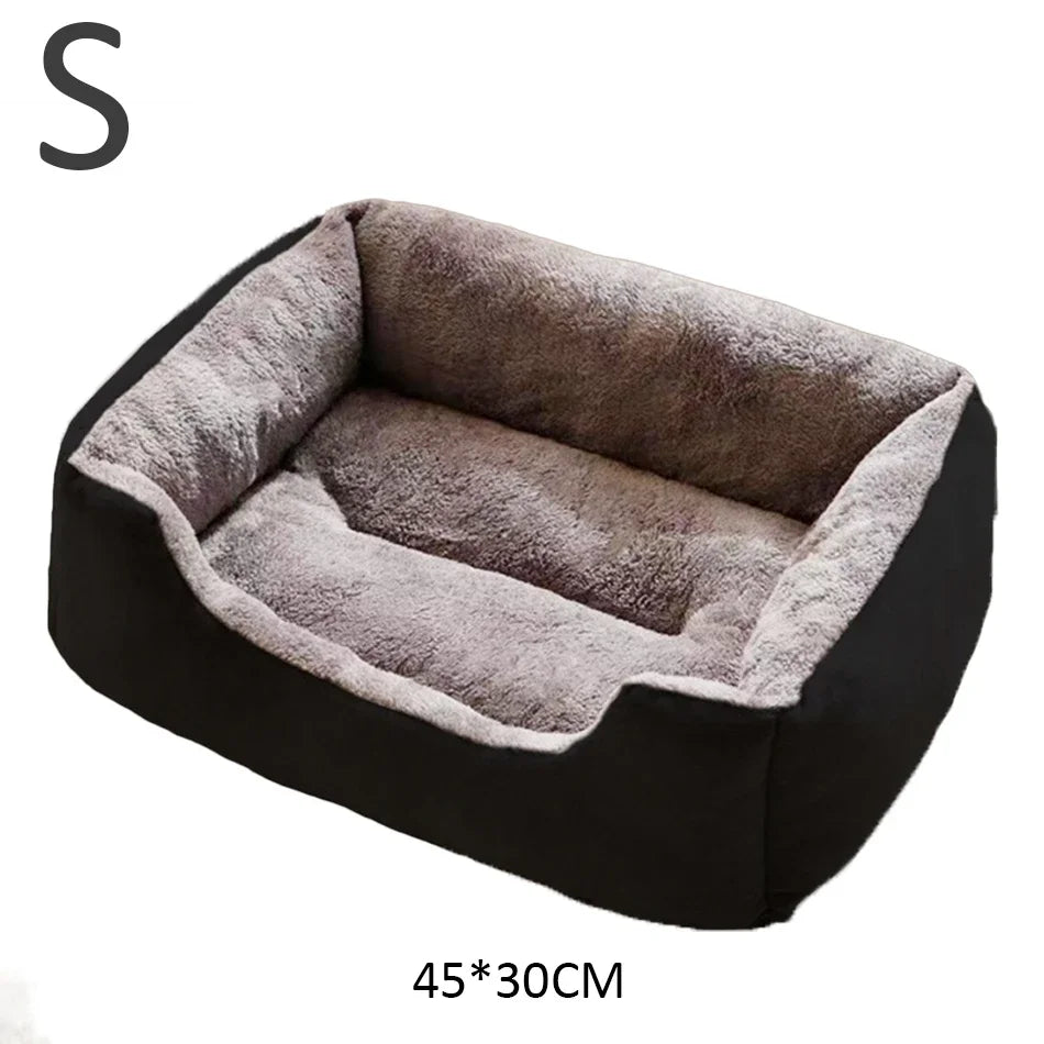 Plush Pet Cushion Bed for Cats and Dogs