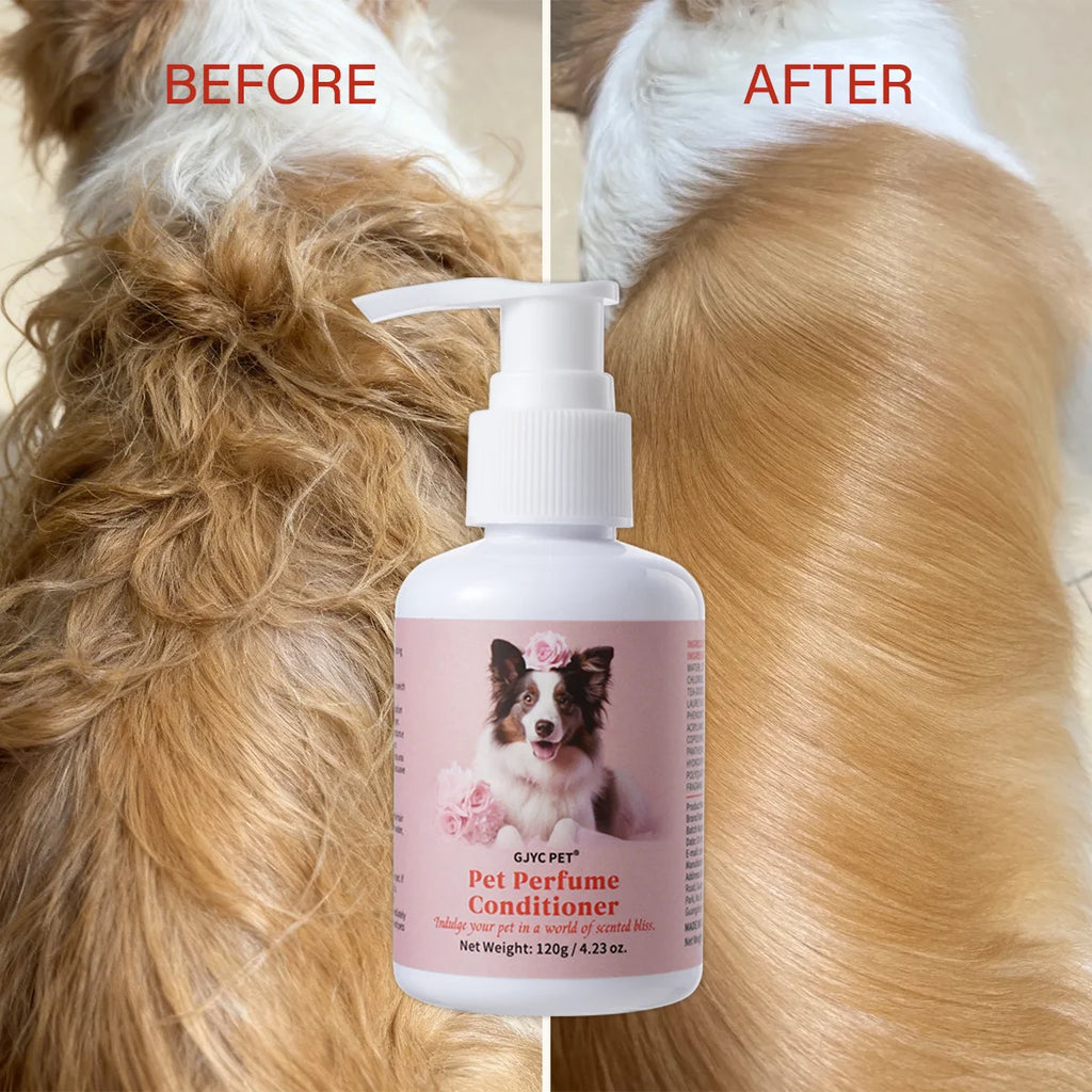 Natural Pet Conditioner Detangling Hydrating Formula for Dogs & Cats Keep Coat Soft Shiny Strong Longer