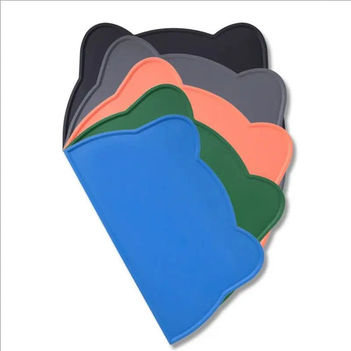 Anti-Slip Pet Silicone Feeding Mat Easy To Clean