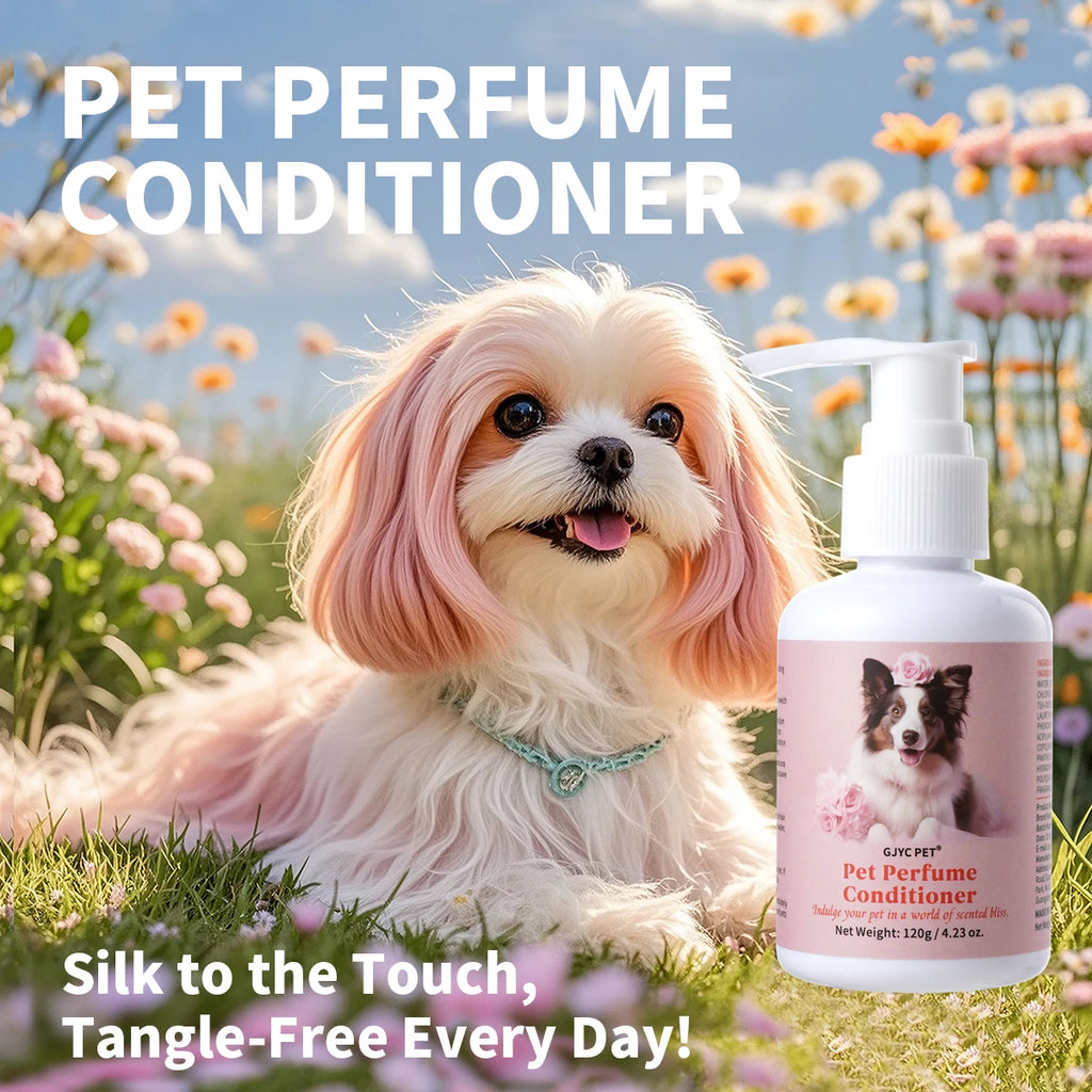 Natural Pet Conditioner Detangling Hydrating Formula for Dogs & Cats Keep Coat Soft Shiny Strong Longer