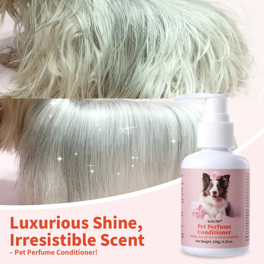 Natural Pet Conditioner Detangling Hydrating Formula for Dogs & Cats Keep Coat Soft Shiny Strong Longer