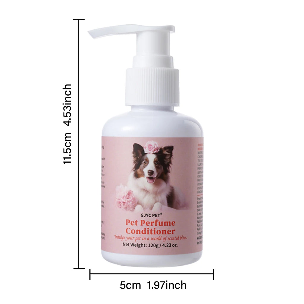 Natural Pet Conditioner Detangling Hydrating Formula for Dogs & Cats Keep Coat Soft Shiny Strong Longer