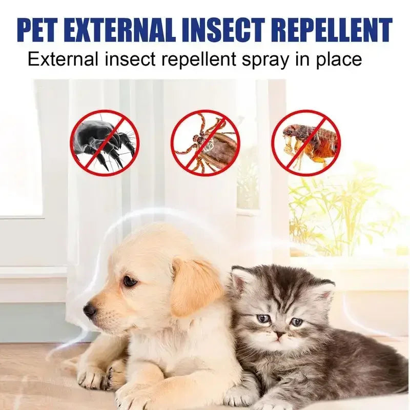 Natural Pet Flea & Tick Spray (100ml)