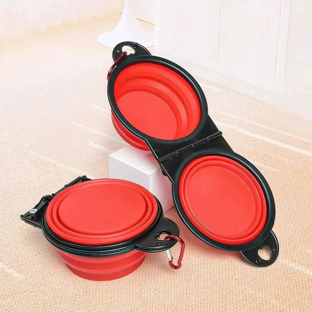 Compact Double Feeder for Dogs