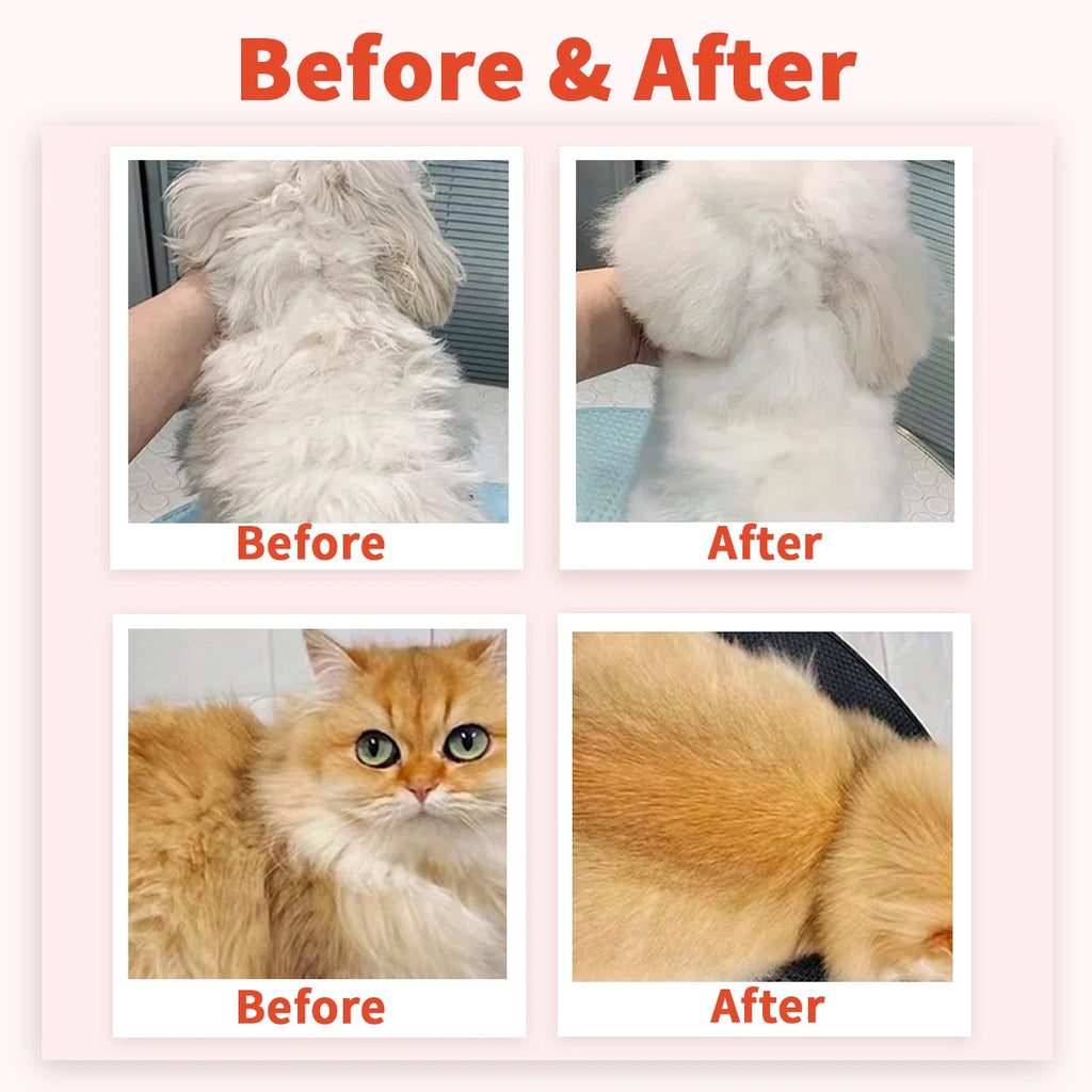 Natural Pet Conditioner Detangling Hydrating Formula for Dogs & Cats Keep Coat Soft Shiny Strong Longer