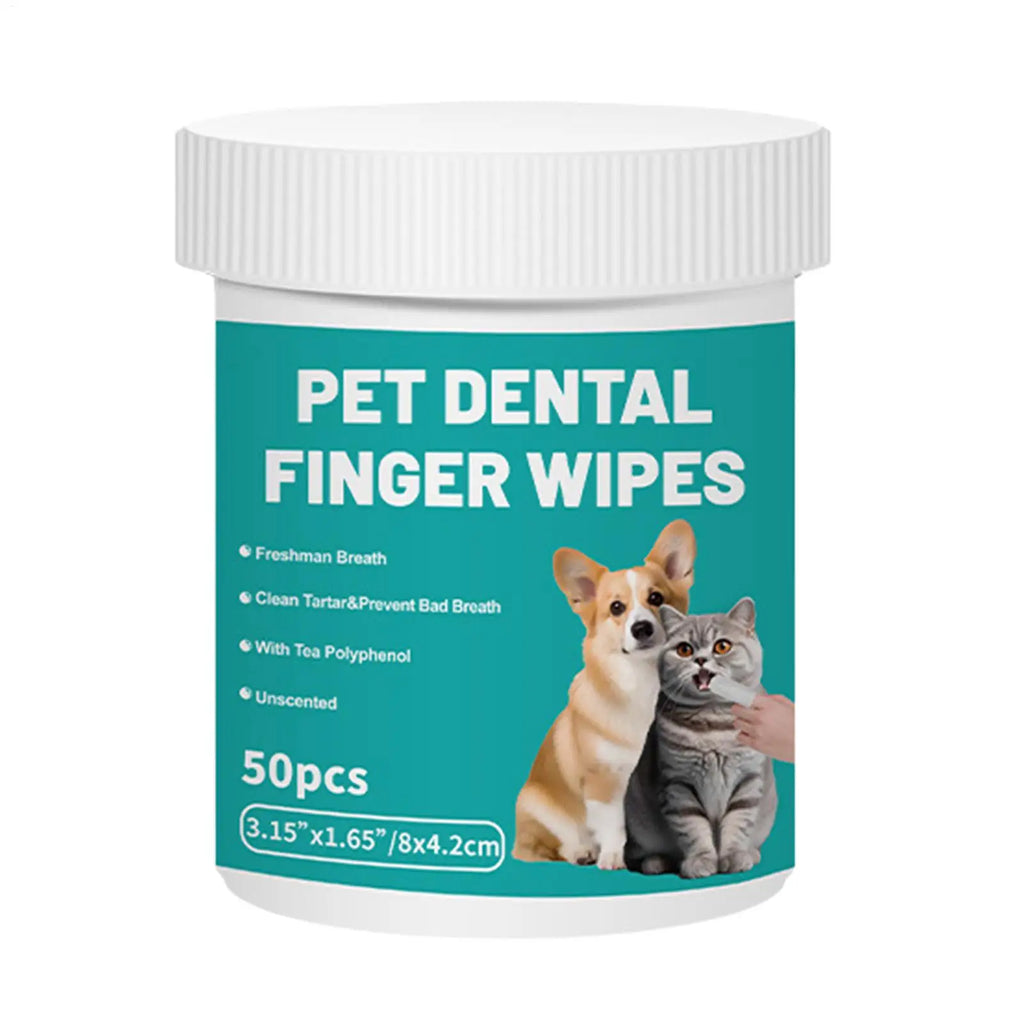 No-Struggle Pet Dental Wipes: The Gentle 30-Second Finger Toothbrush