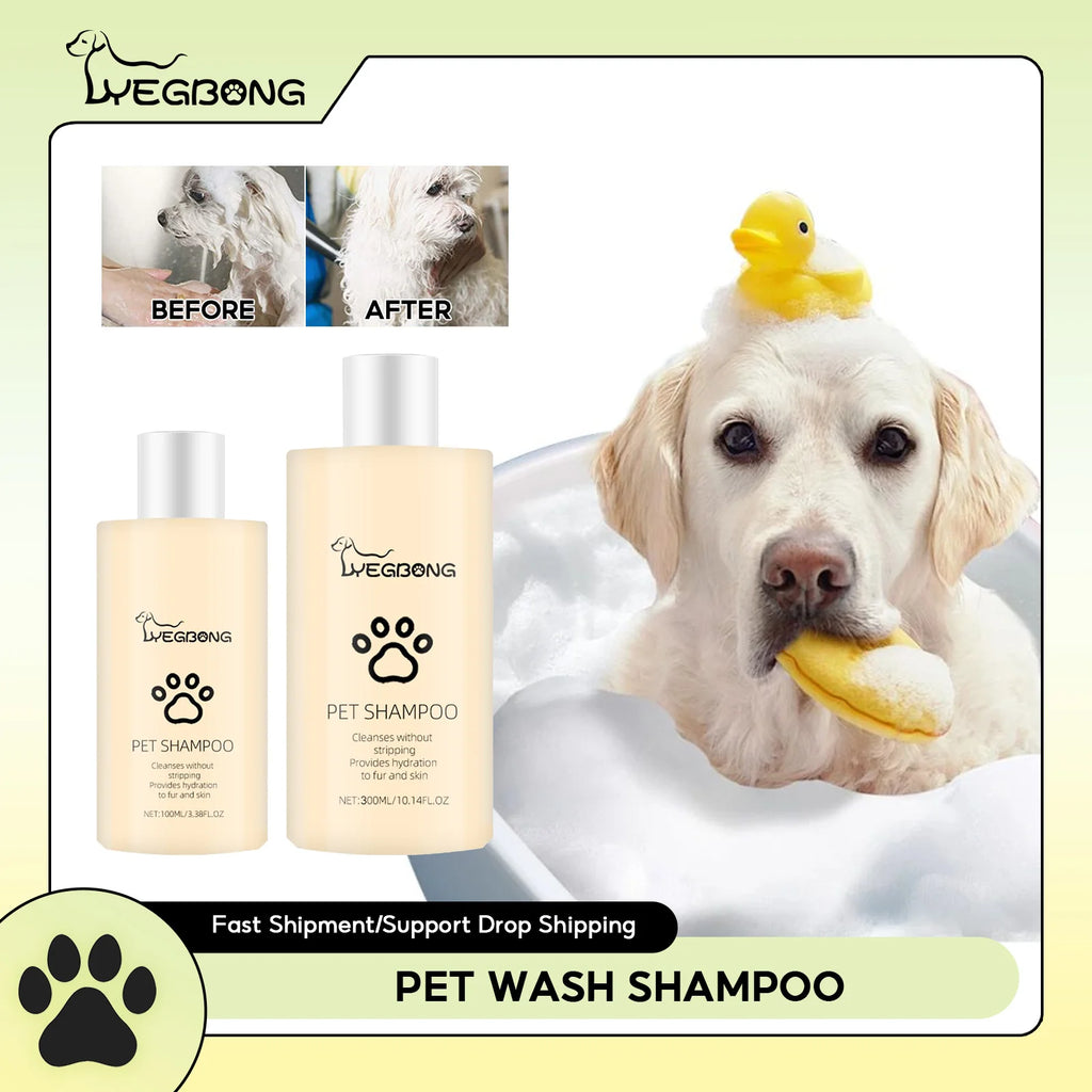 YEGBONG Pet Wash Shampoo & Conditioner for Dogs & Cats (Anti-Itch, Flea & Mite Control)