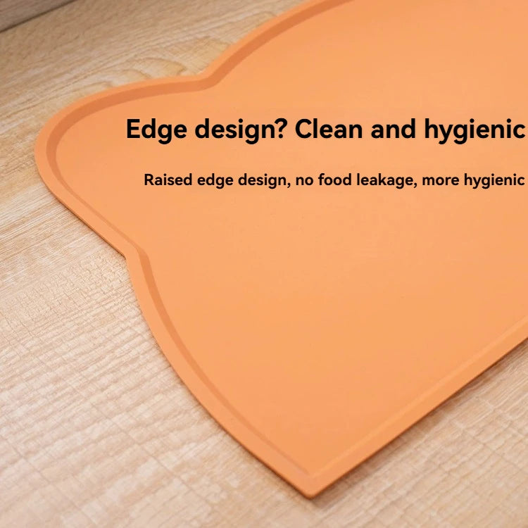 Anti-Slip Pet Silicone Feeding Mat Easy To Clean