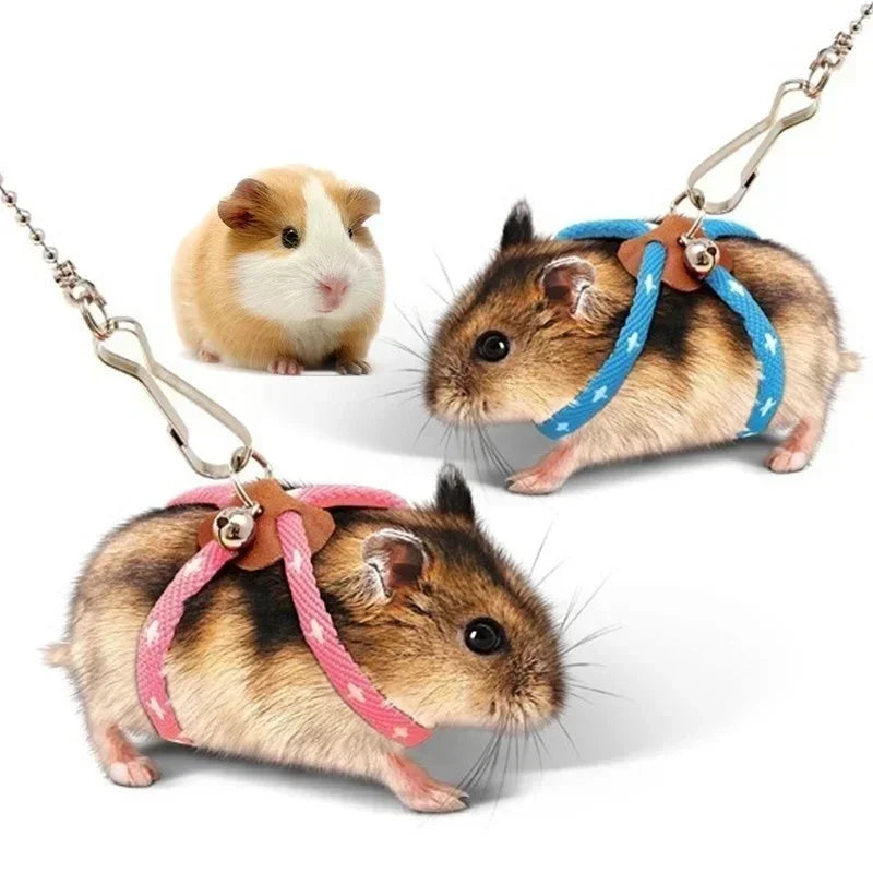 New Small Pet Adjustable Soft Strap Leash for your Hamster, Ferret, or Pet Guinea Pig