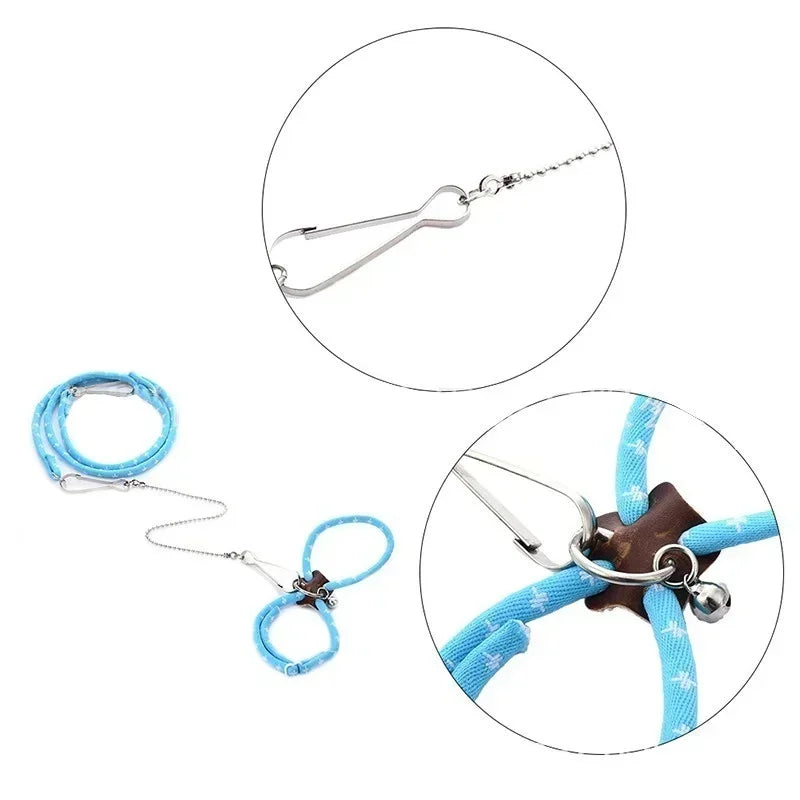 New Small Pet Adjustable Soft Strap Leash for your Hamster, Ferret, or Pet Guinea Pig