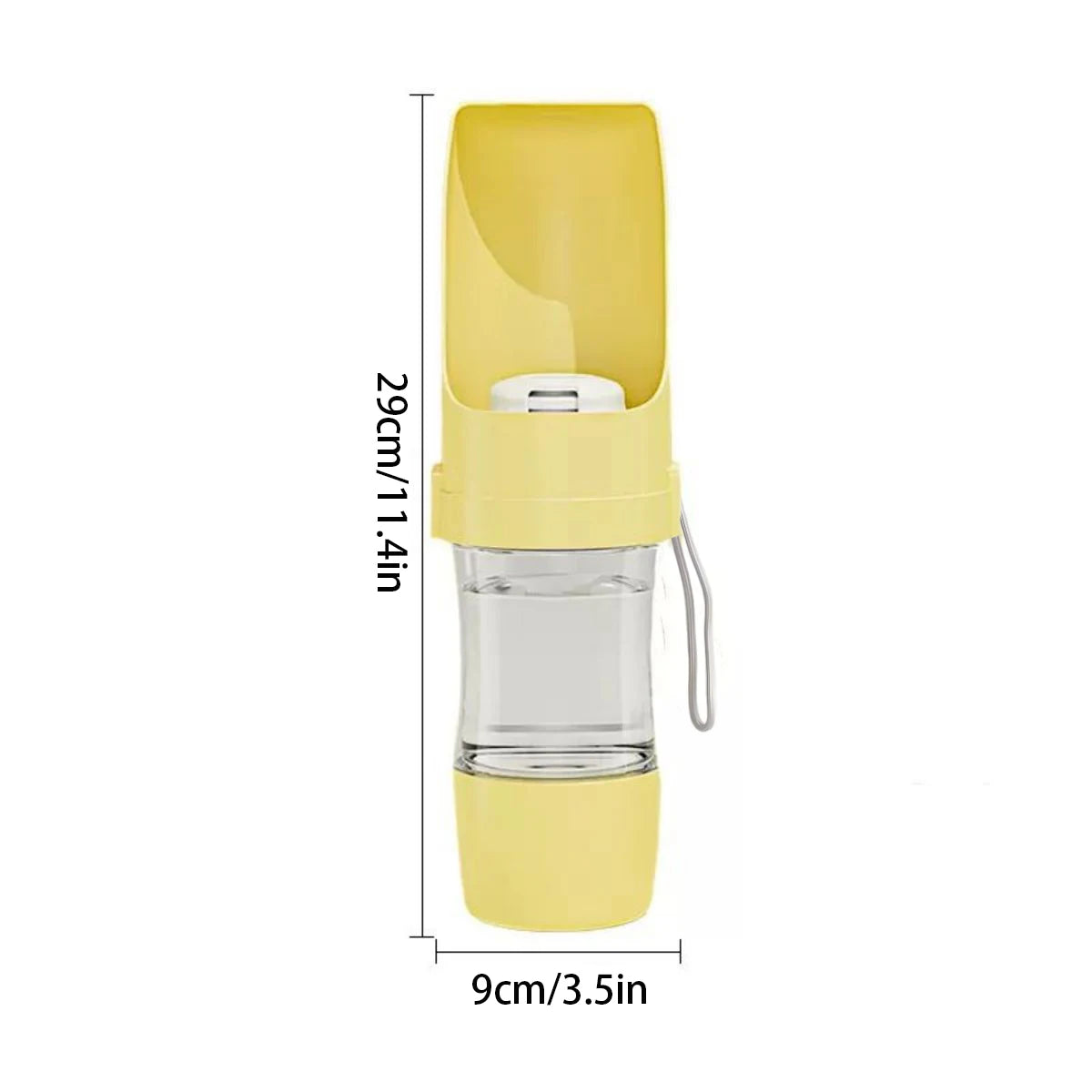 2-in-1 Portable Dog Water Bottle and Food Container