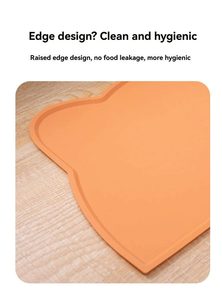Anti-Slip Pet Silicone Feeding Mat Easy To Clean