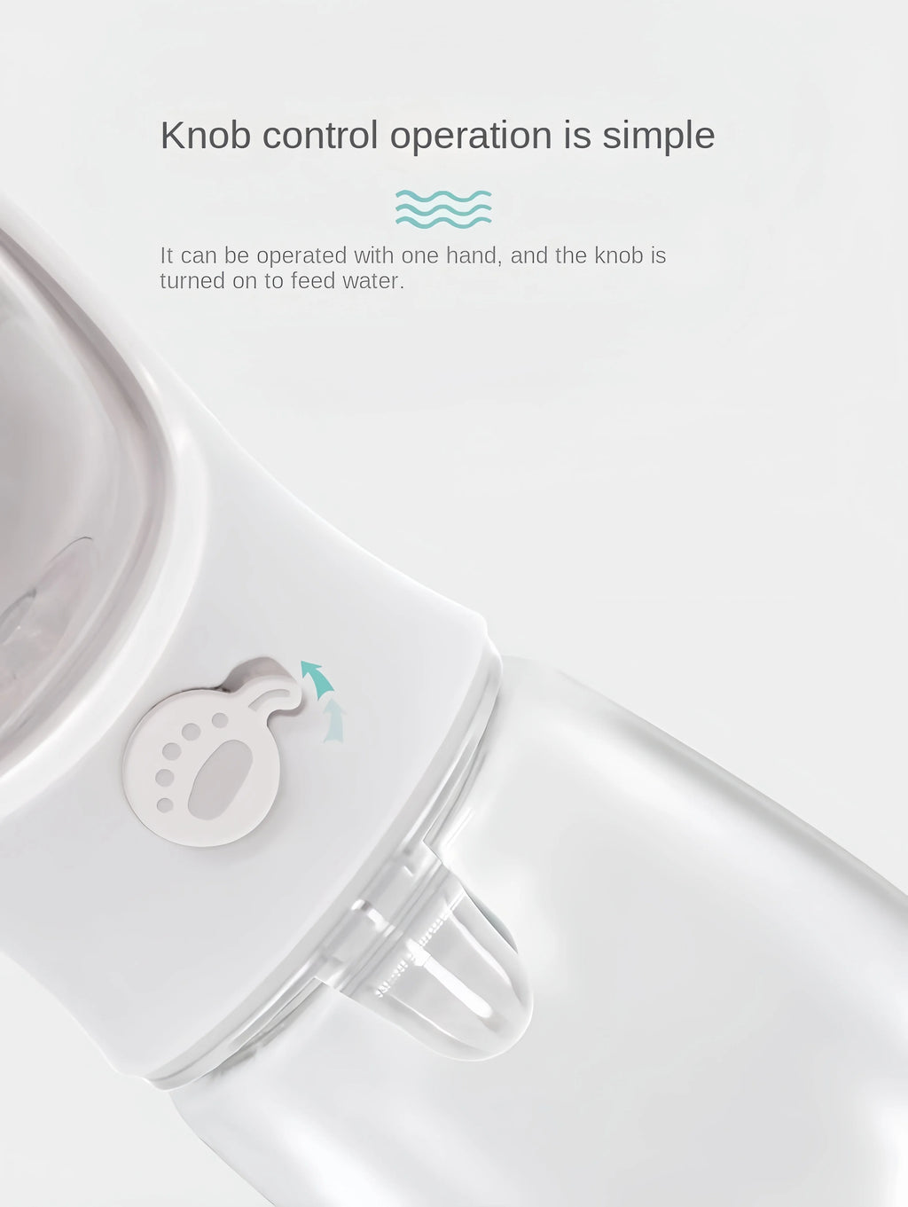 Portable 3-in-1 Pet Travel Bottle | Leak-Proof Water & Food Dispenser for Dogs & Cats