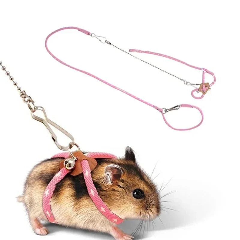 New Small Pet Adjustable Soft Strap Leash for your Hamster, Ferret, or Pet Guinea Pig