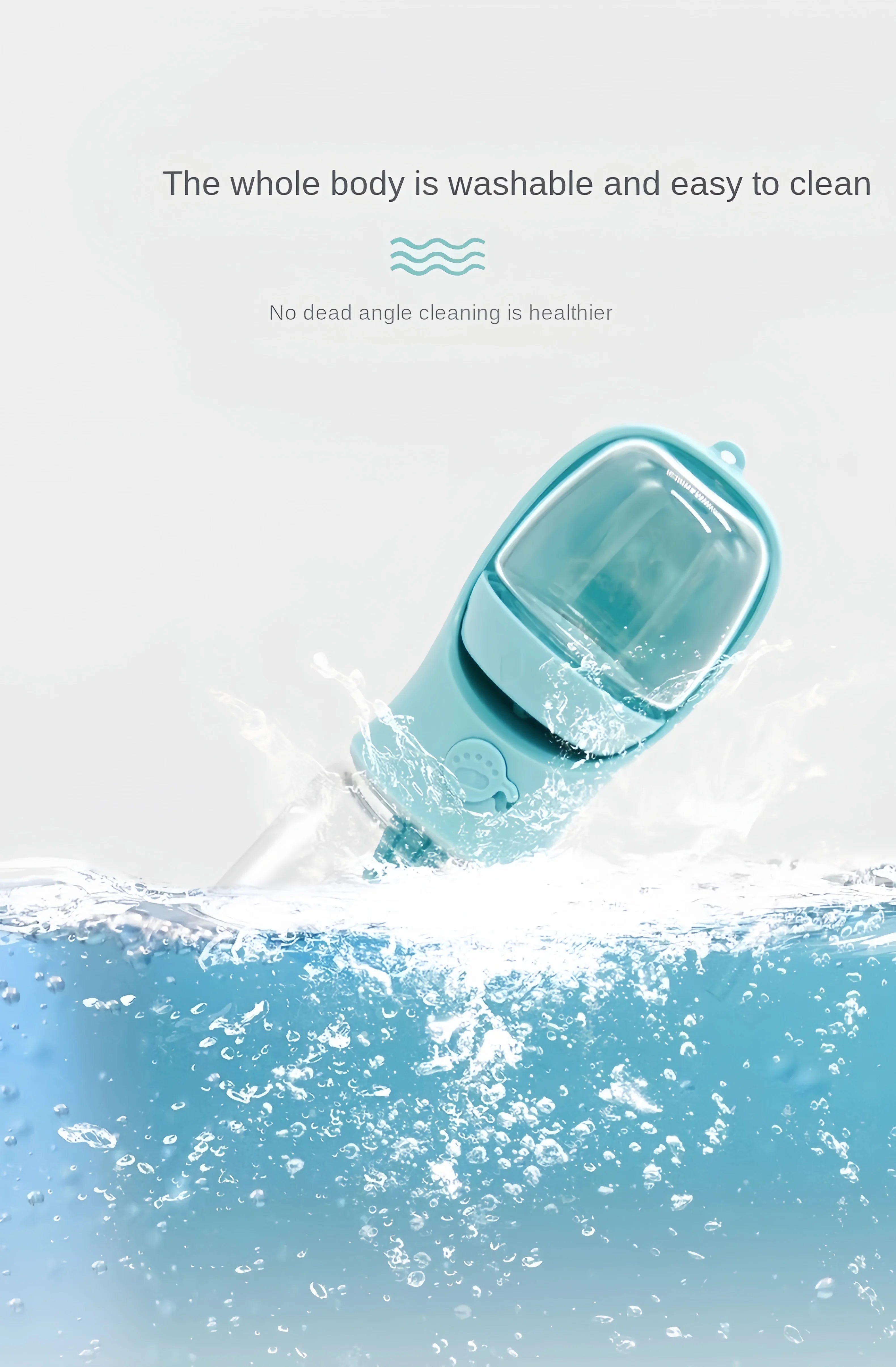 Portable 3-in-1 Pet Travel Bottle | Leak-Proof Water & Food Dispenser for Dogs & Cats