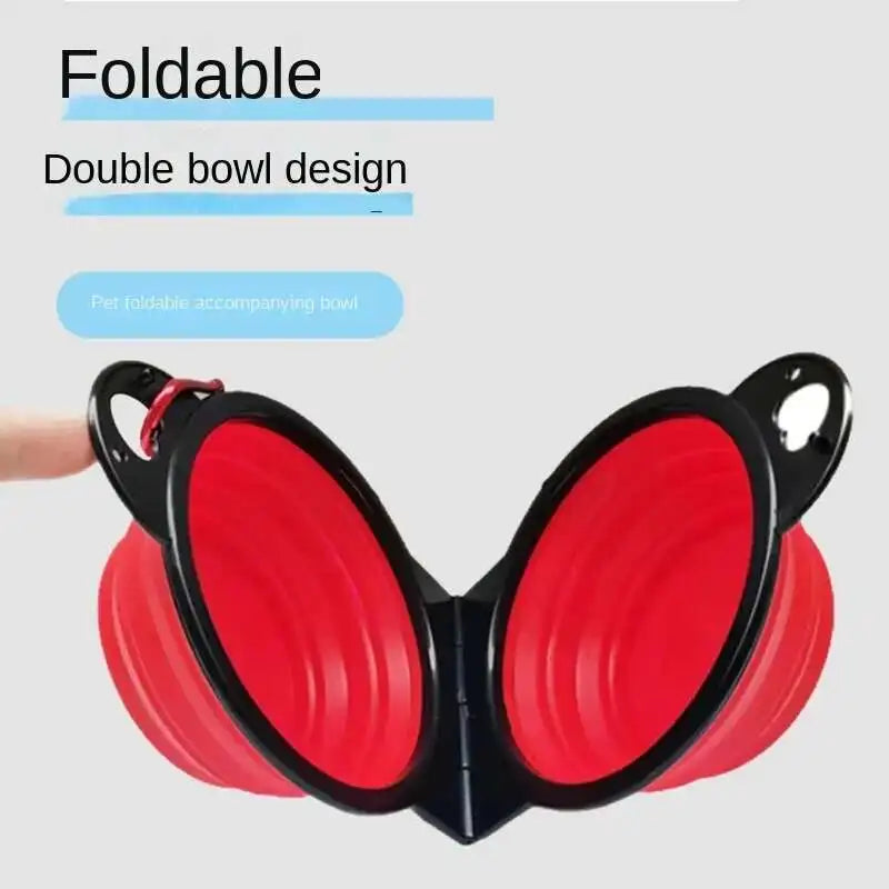 Compact Double Feeder for Dogs