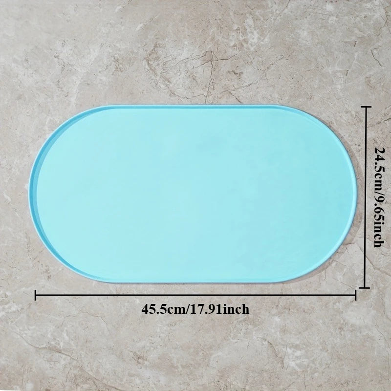Waterproof Silicone Pet Feeding Mat | Non-Slip Food & Water Bowl Mat for Cats and Dogs