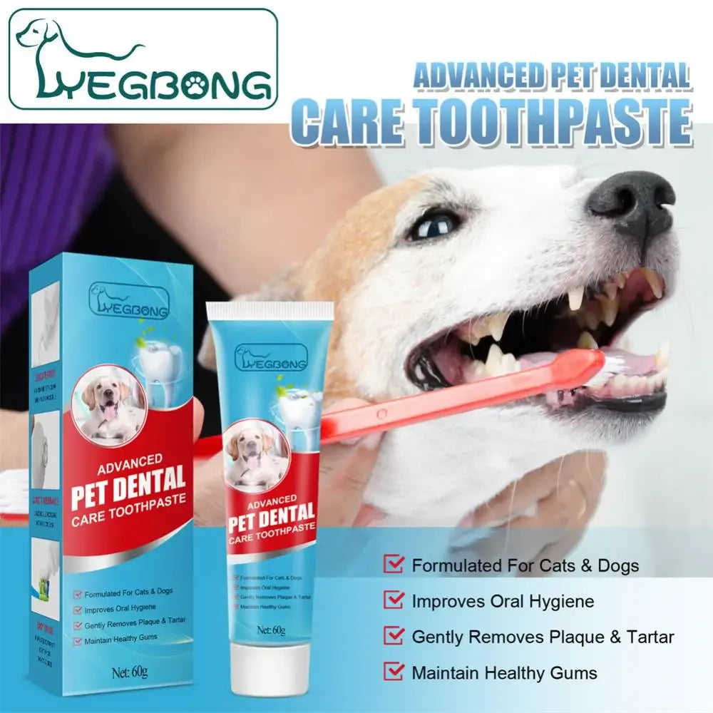 60g tube of Edible Pet Toothpaste for Dogs & Cats