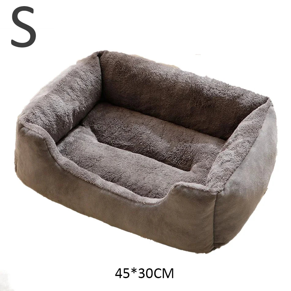 Plush Pet Cushion Bed for Cats and Dogs