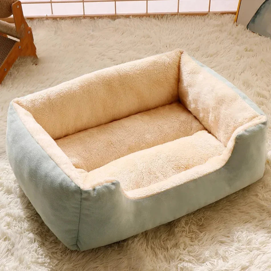 Plush Pet Cushion Bed for Cats and Dogs