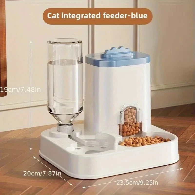 Large Capacity Pet Automatic Feeders and Water Dispensers, Suitable for Cats and Dogs