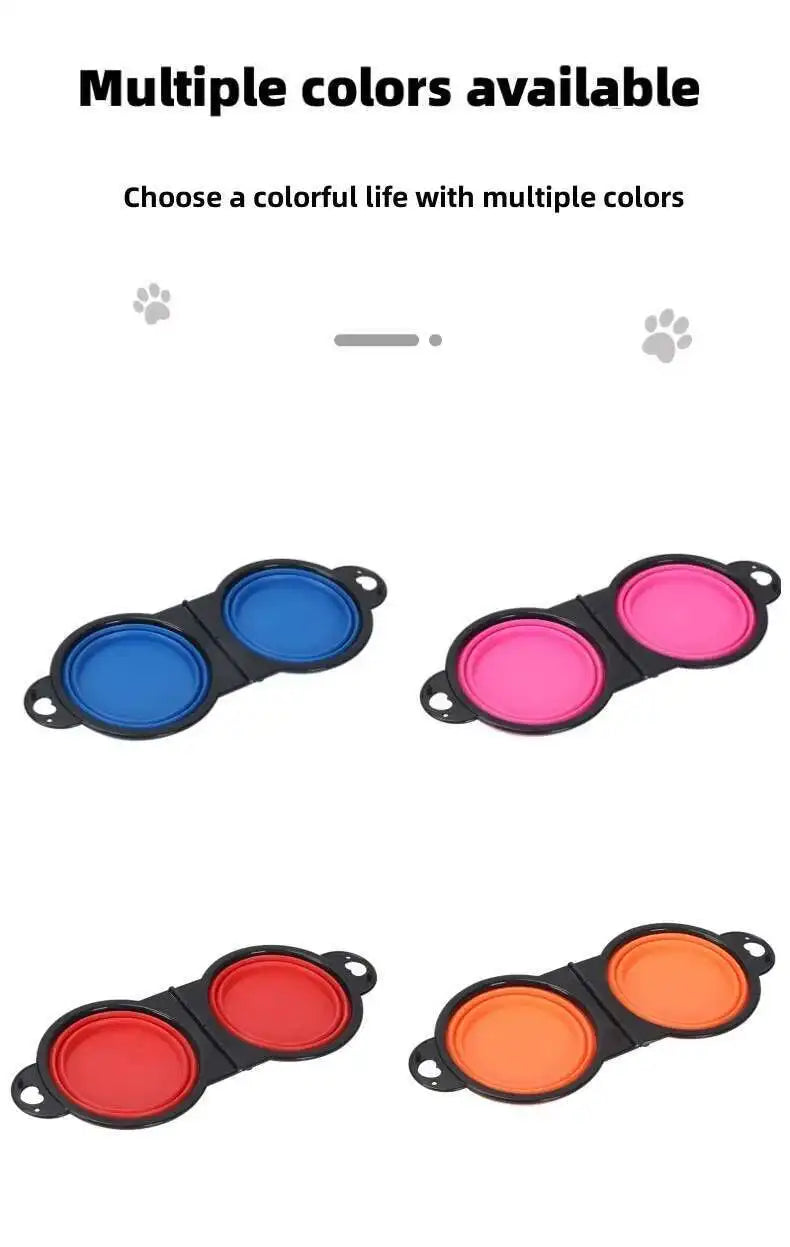 Compact Double Feeder for Dogs