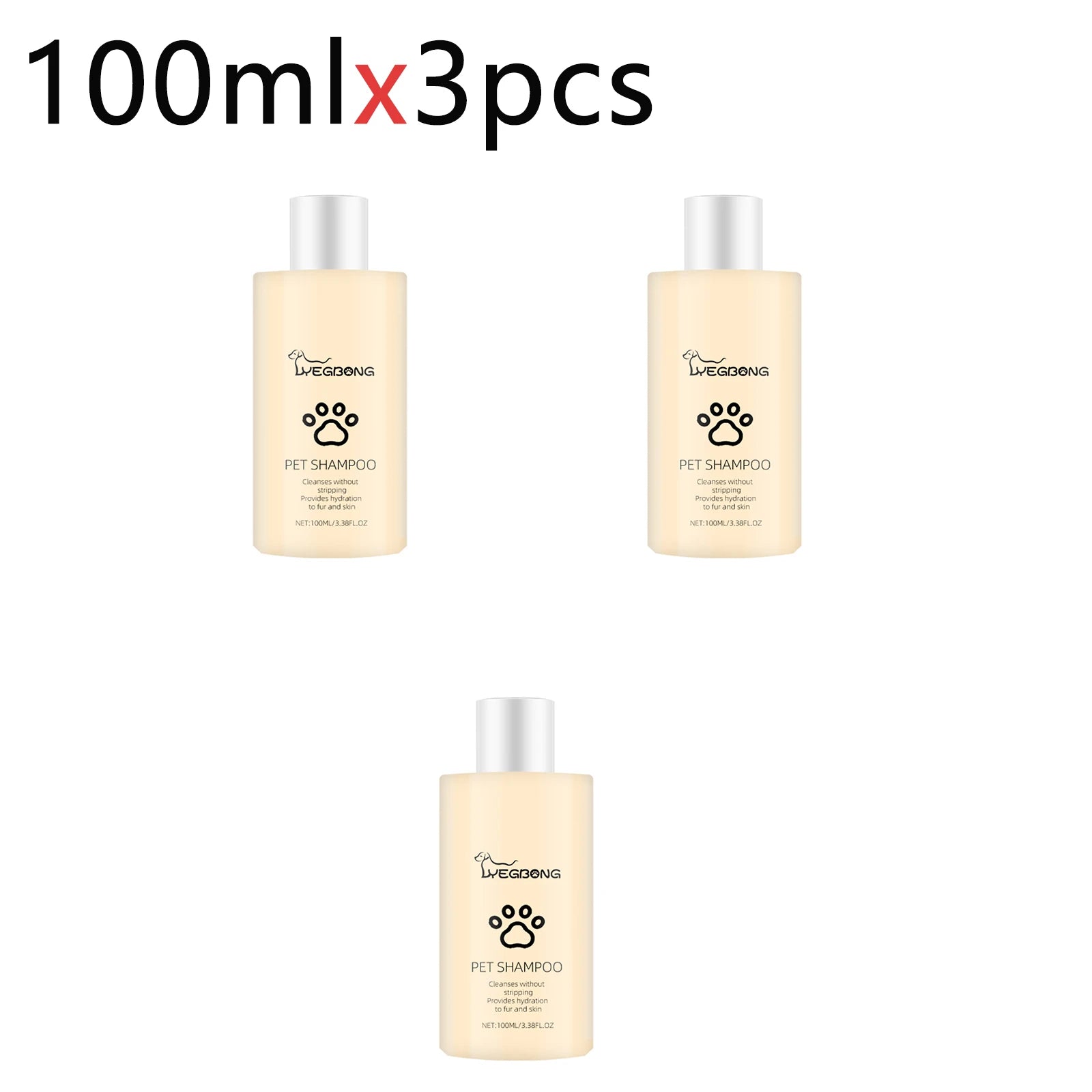 YEGBONG Pet Wash Shampoo & Conditioner for Dogs & Cats (Anti-Itch, Flea & Mite Control)